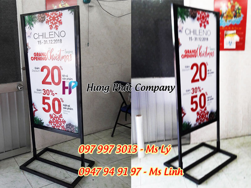 standee khung sat gia re