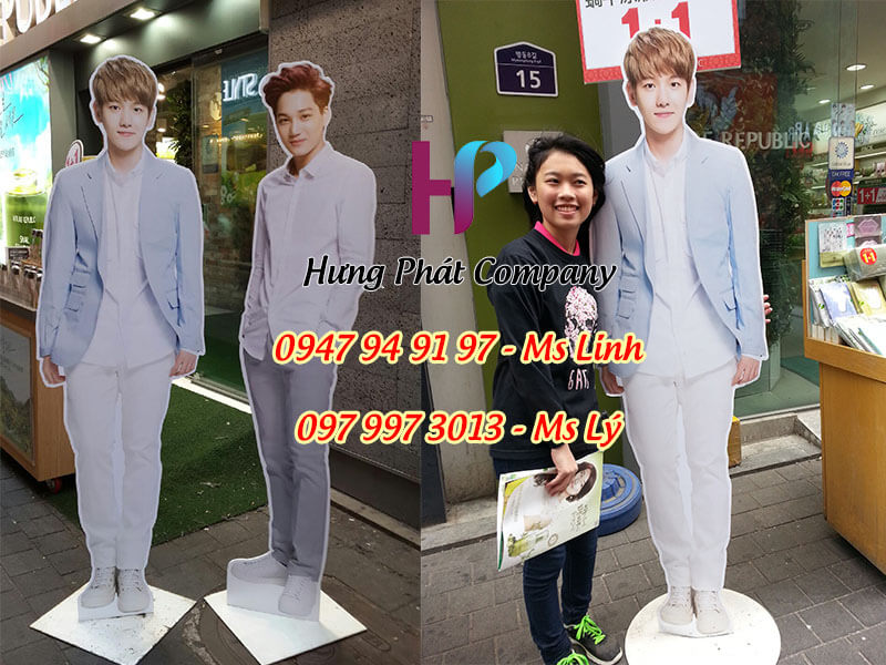 standee mo hinh dien vien