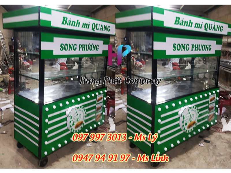 xe inox ban banh mi