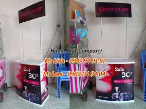 booth ban hang bang nhua