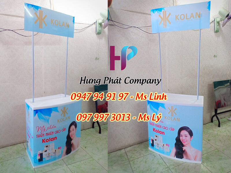 booth quang cao my pham