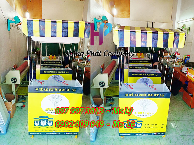 xe lap rap ban ca phe di dong