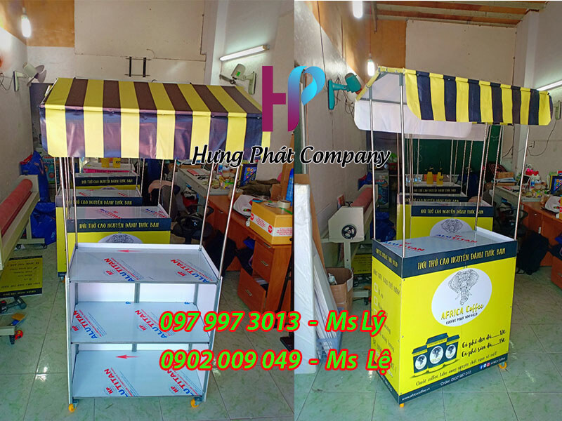 xe lap rap ban ca phe luu dong