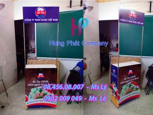 booth sampling sắt lắp ráp chẻ đôi