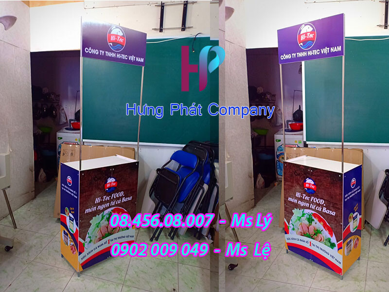 booth sampling sắt lắp ráp giá rẻ