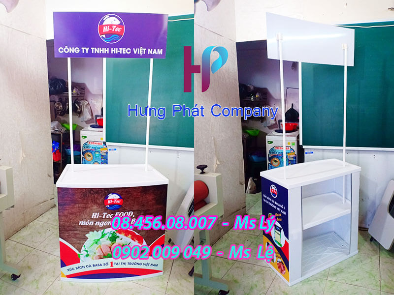 quầy sampling nhựa giá rẻ quận tân bình