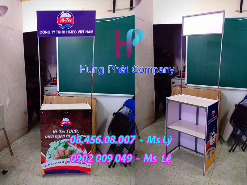 booth sampling sắt lắp ráp