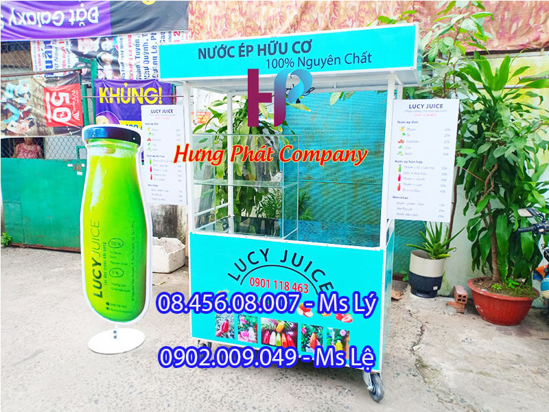 xe bán trà sữa lưu động tiện ích