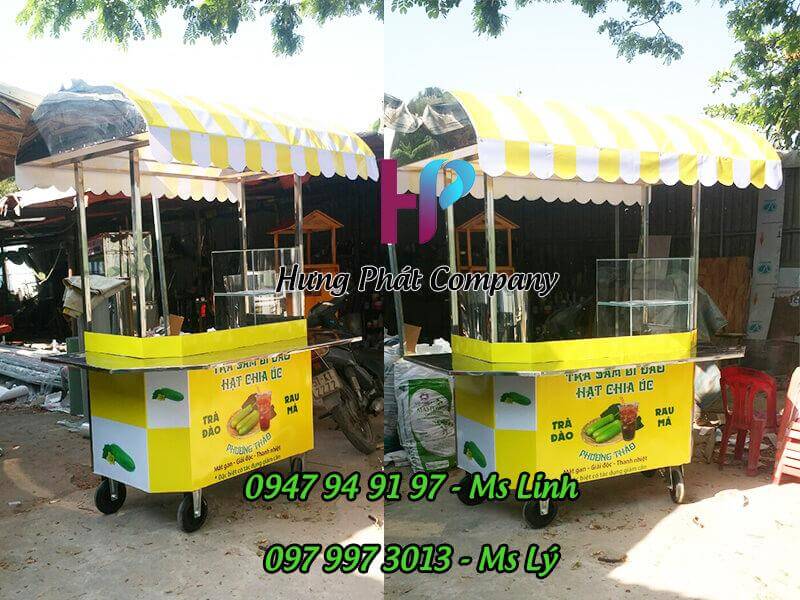 xe bán sâm bí đao hạt chia đẹp