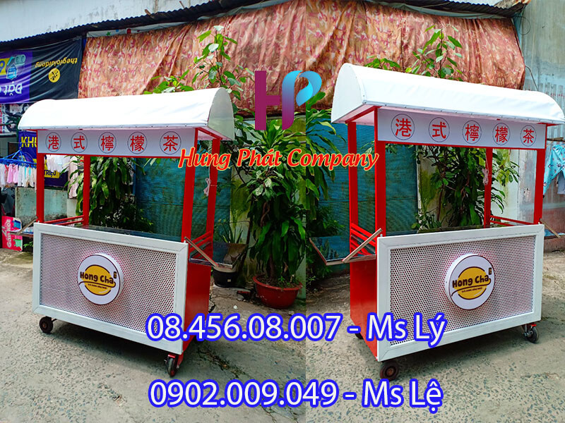 xe bán trà chanh đẹp