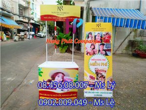 quầy tiếp thị lắp ráp lưu động