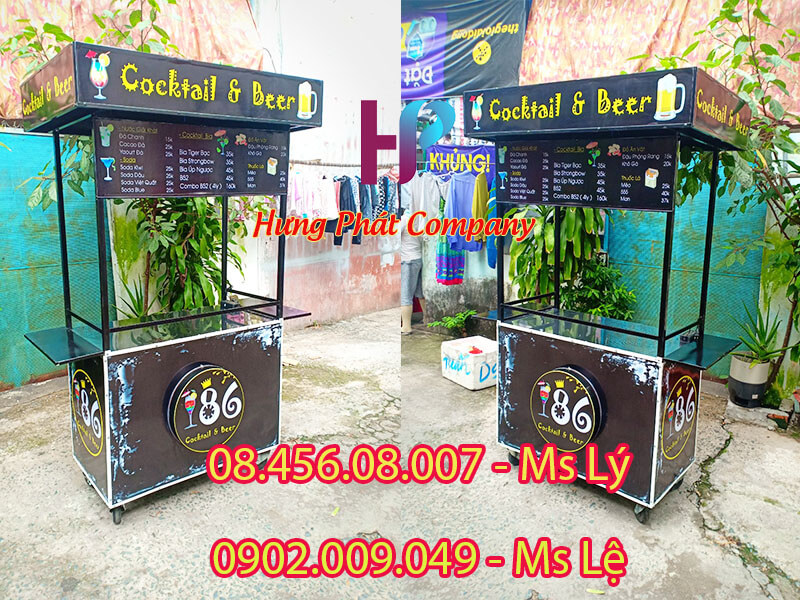 xe bán cà phê vỉa hè quận tân phú