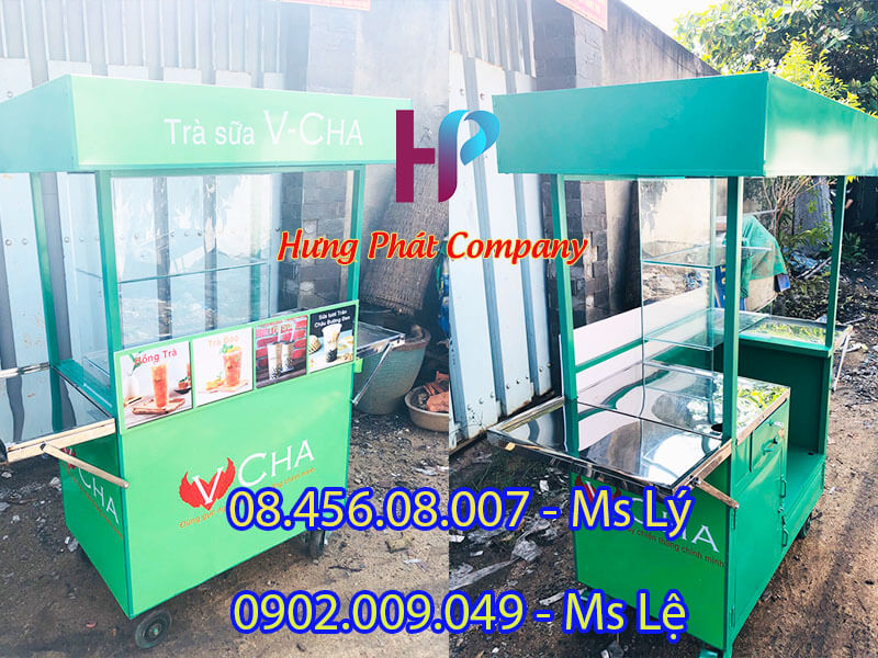 xe sắt bán sinh tố vỉa hè đa năng