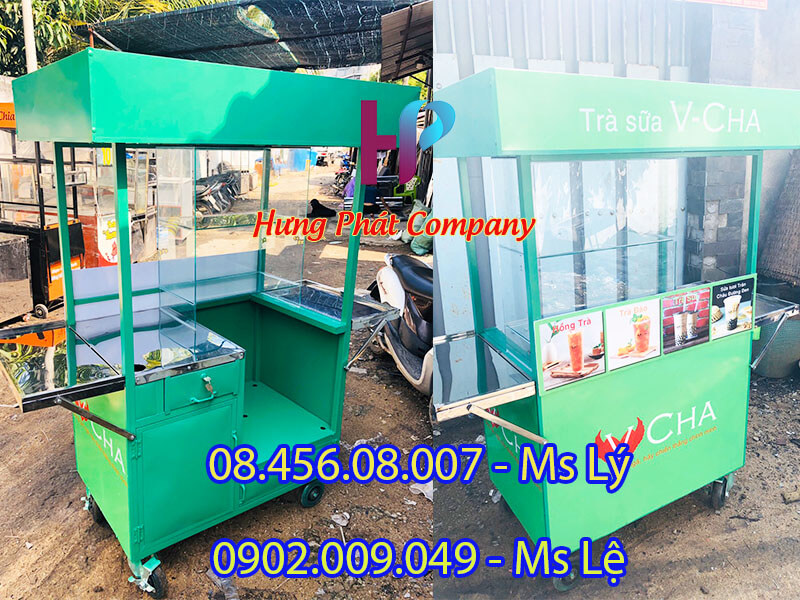 xe sắt bán sinh tố vỉa hè đẹp