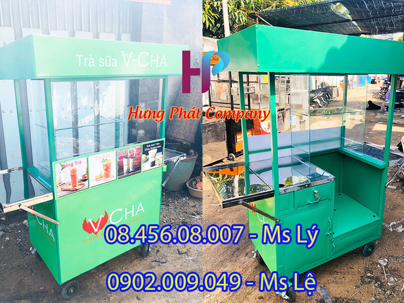 xe sắt bán sinh tố vỉa hè