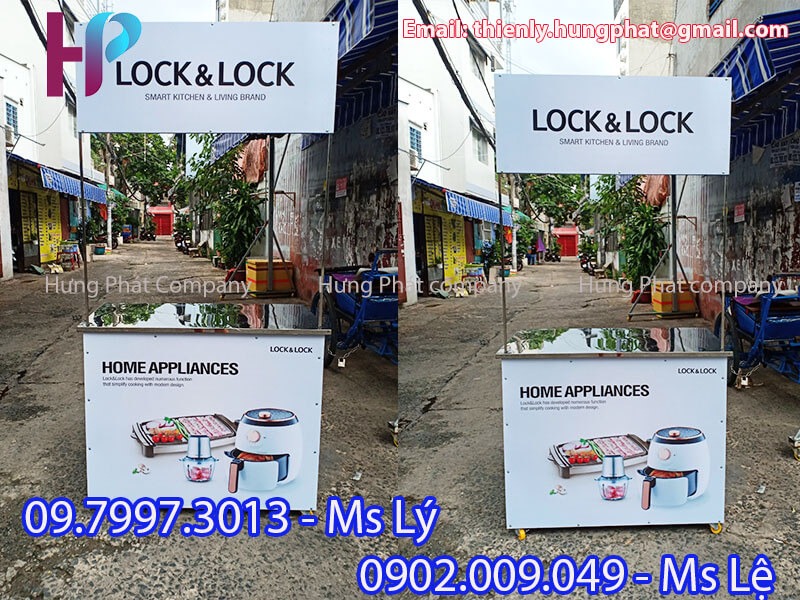 quầy trưng bày sản phẩm