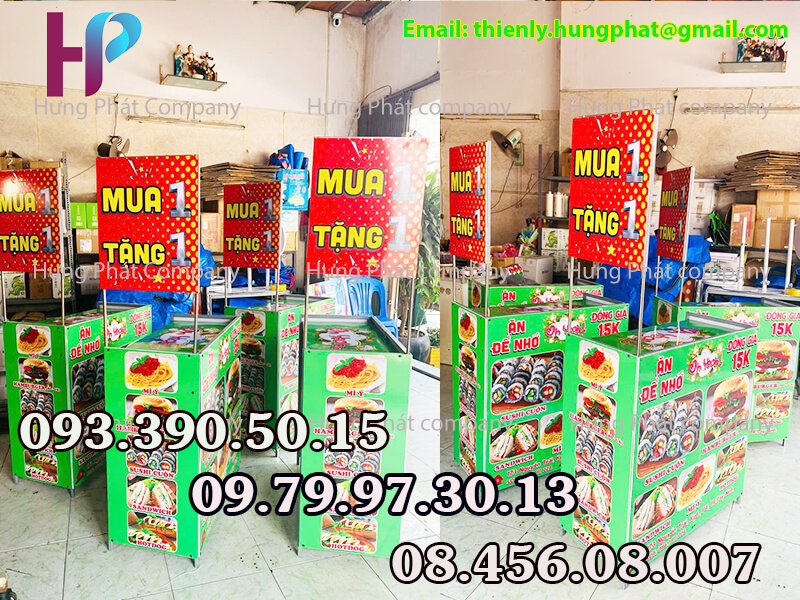 quầy bán đồ ăn sáng lưu động trường học