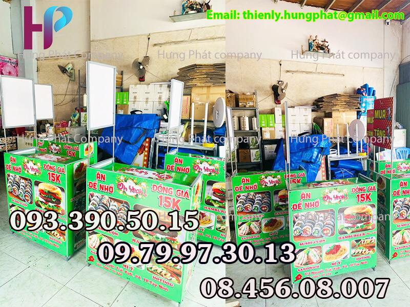 quầy bán đồ ăn sáng lưu động lắp ráp