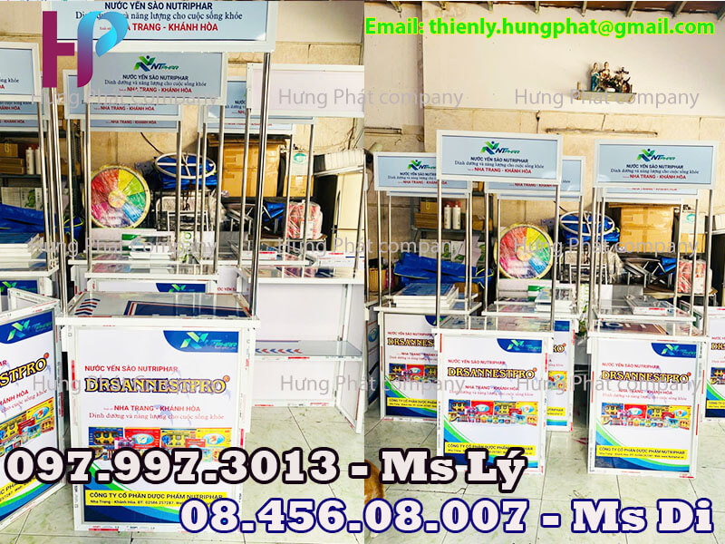 quầy siêu thị lắp ráp lưu động giá rẻ