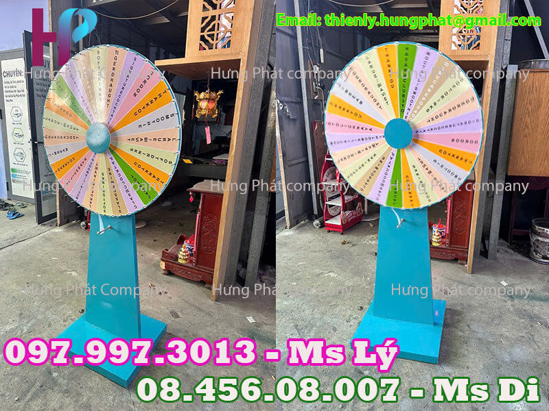 vòng quay gỗ 80cm lưu động