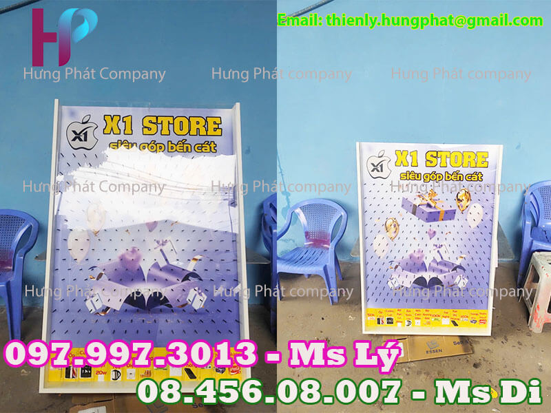 bảng trò chơi thả bi ziczac quảng cáo