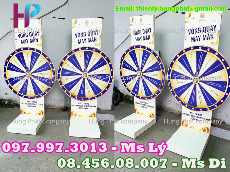 vòng quay quảng cáo sản phẩm