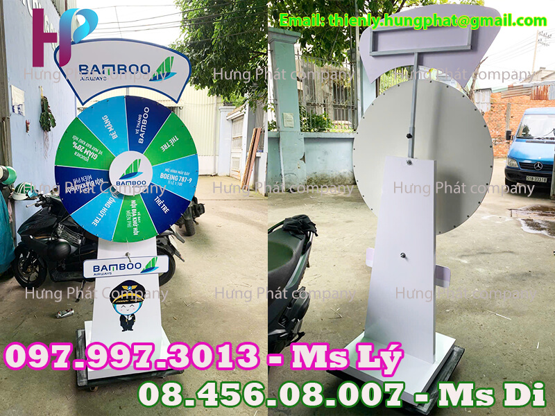 vòng quay quảng cáo sản phẩm sài gòn