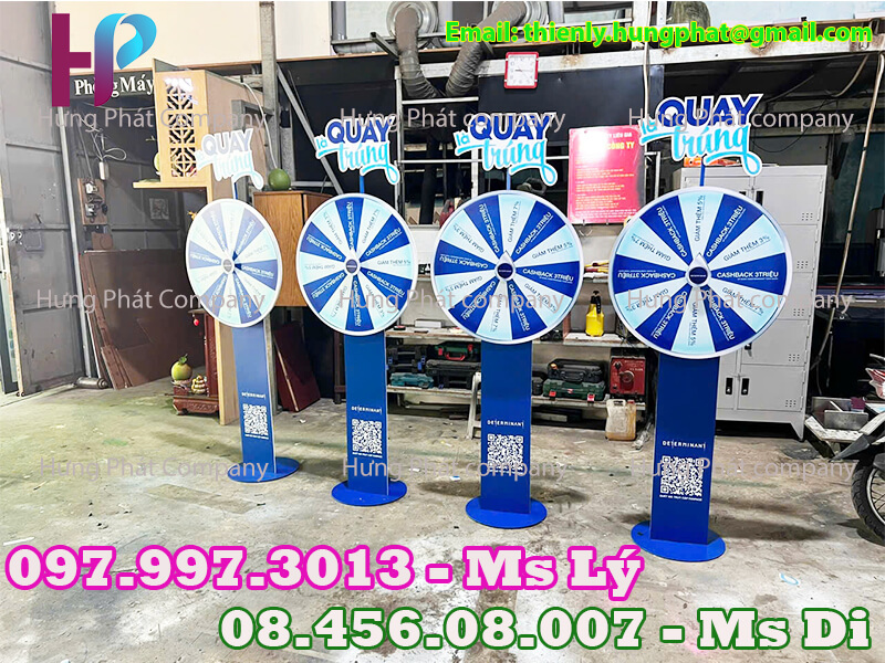vòng quay quảng cáo sản phẩm mới