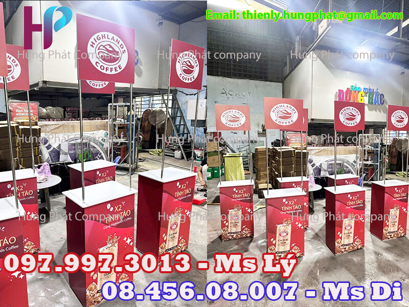 quầy quảng cáo gấp gọn hội chợ