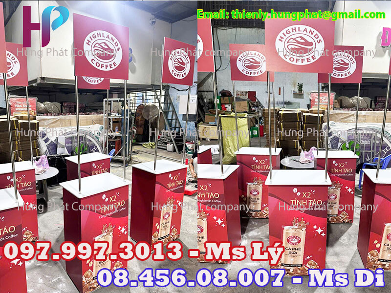 quầy quảng cáo gấp gọn đẹp
