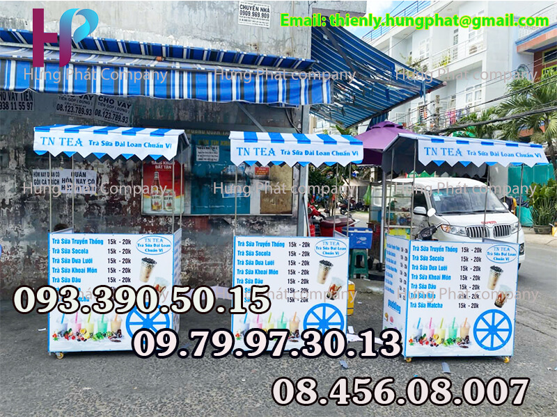 quầy trà sữa lắp ráp lưu động giá rẻ