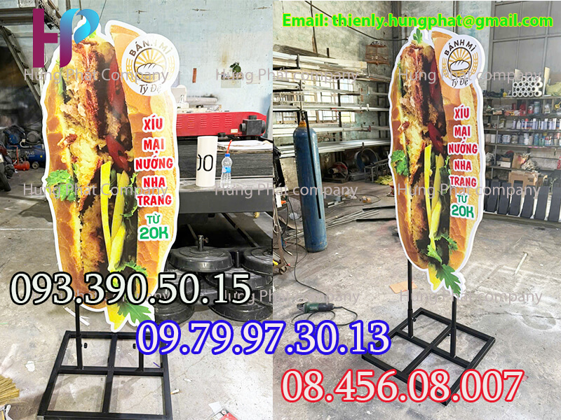 mô hình ổ bánh mì quảng cáo giá rẻ