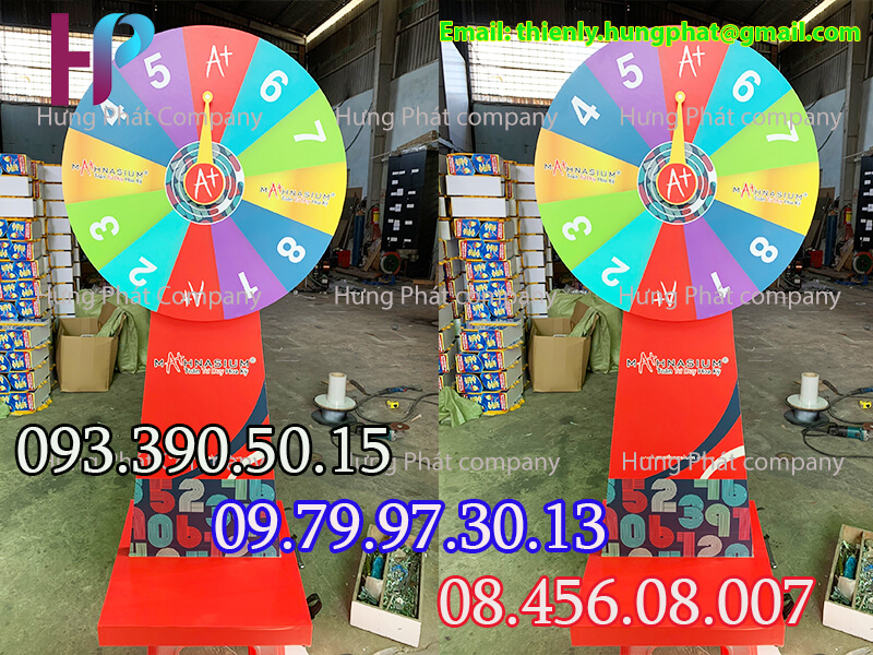 vòng quay trúng thưởng bằng gỗ tại sài gòn