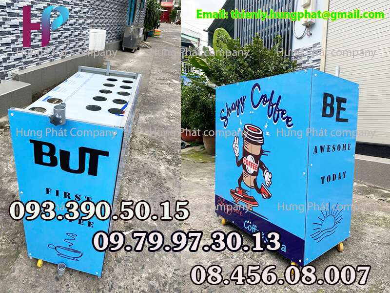 quầy cà phê lưu động vỉa hè takeaway