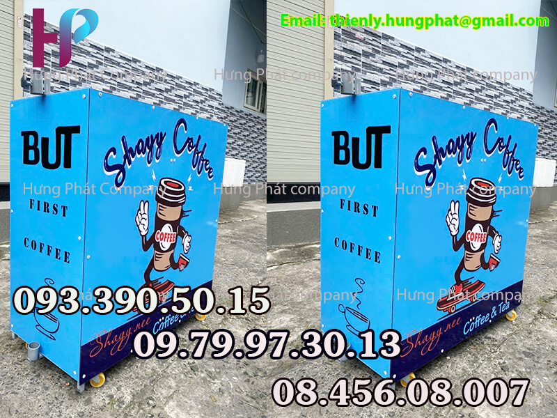 quầy cà phê lưu động vỉa hè mang đi