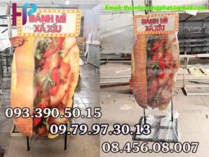 mô hình bánh mì xá xíu