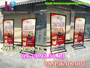 bảng hiệu quảng cáo ngoài trời chịu gió 80x200